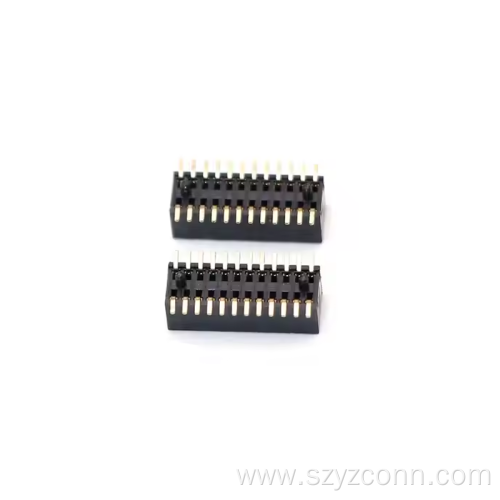 0.8mm Pitch Female Header Dual Row SMT
